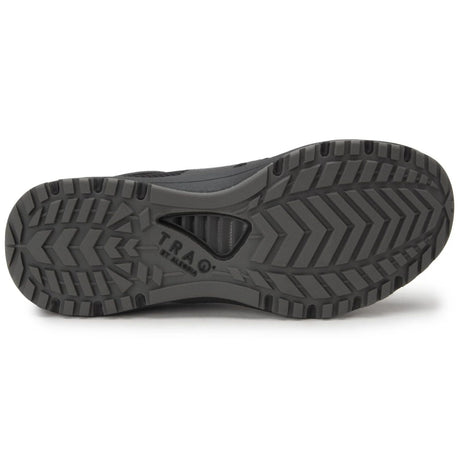 TRAQ Intent Mens Walking Shoes Smart Comfort Trainer Slip Resistant in Black