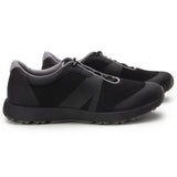 TRAQ Intent Mens Walking Shoes Smart Comfort Trainer Slip Resistant in Black