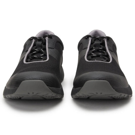TRAQ Intent Mens Walking Shoes Smart Comfort Trainer Slip Resistant in Black