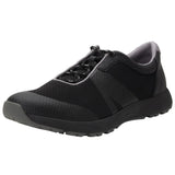 TRAQ Intent Mens Walking Shoes Smart Comfort Trainer Slip Resistant in Black