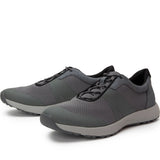 TRAQ Men's Intent Walking Shoes Mesh Upper Lightweight Supportive - Charcoal