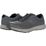 TRAQ Men's Intent Walking Shoes Mesh Upper Lightweight Supportive - Charcoal
