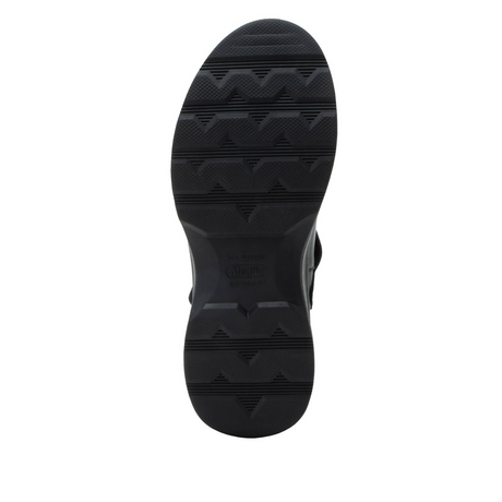 Alegria Womens Jazmine Mary Jane Leather Sandals - Black Nappa (JAZ-601)