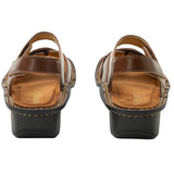 Alegria Kelsi Womens Slingback Leather Comfort Sandals in Marrone