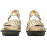 Alegria Kelsi Womens Slingback Leather Comfort Sandals in Spumoni