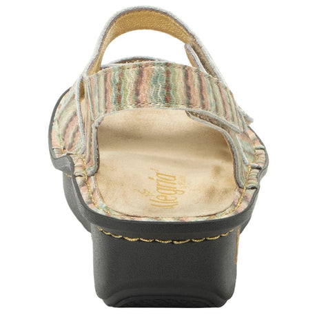 Alegria Kelsi Womens Slingback Leather Comfort Sandals in Spumoni