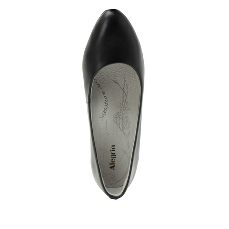 Alegria Lisah Womens Leather Pump Heel Shoes - Black (LIS-601)