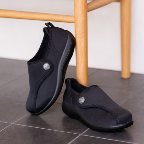 Alegria Marilynn Wide-Fit Comfort Shoes - Black (MRY-8214W)