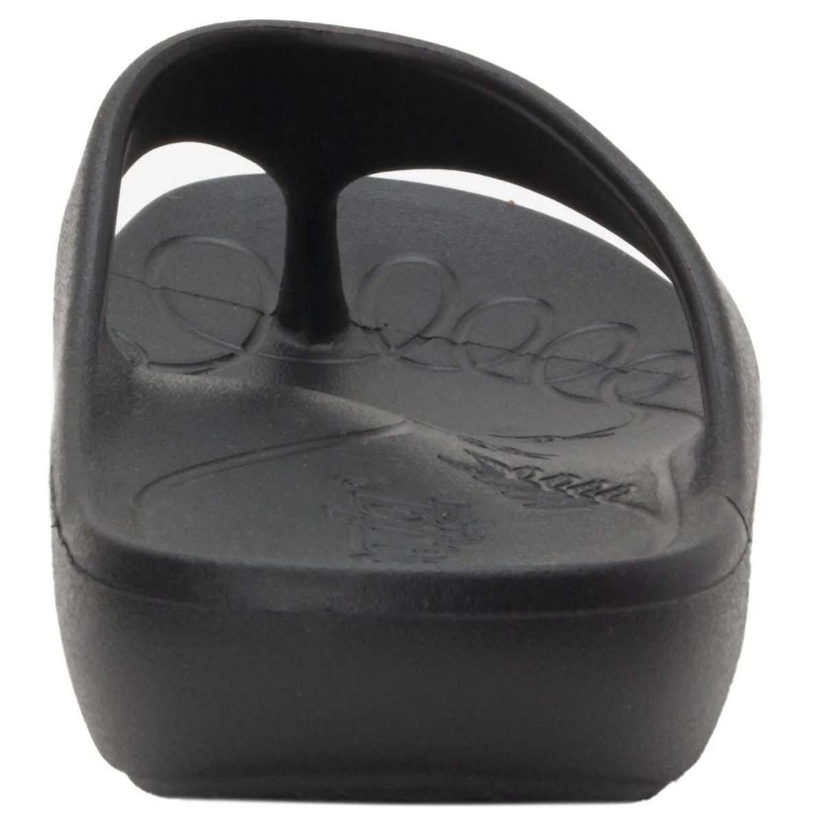 TRAQ Ode Womens Sandals Lightweight EVA Arch Support Comfort Thong in Black