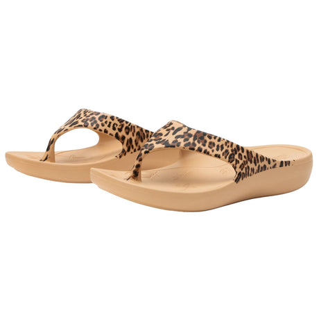 Alegria Ode Womens Sandals Leopard Print RecoverMe Arch Support Thong in Fierce - EUR 42
