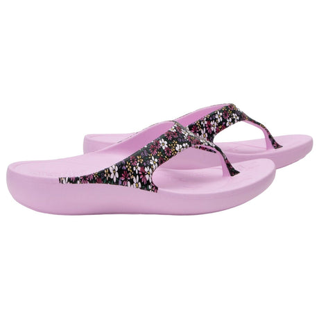 Alegria Ode Womens Sandals RecoverMe Arch Support Floral Thong in Wild Flower