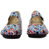 Alegria Paloma Womens Leather Mary Jane Slip Resistant Shoes in Primary Party