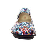 Alegria Paloma Womens Leather Mary Jane Slip Resistant Shoes in Primary Party