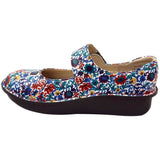 Alegria Paloma Womens Leather Mary Jane Slip Resistant Shoes in Primary Party