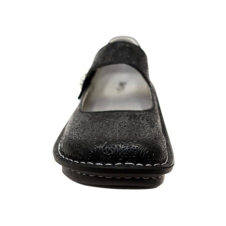 Alegria Paloma Womens Mary Jane Shoes Embossed Leather Comfort APMA in Inky