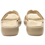 Alegria Portia Women’s Sandals Leather Adjustable Strap Comfort Slip-On in Beige