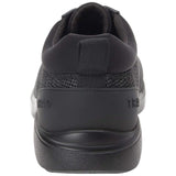 Alegria Quantum Mens Knit Lace-Up Smart Shoes w/ Q-Chip Pedometer in Blackout