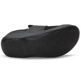 TRAQ Qwik Mens Smart Shoes Hook & Loop Q-Sport Rocker Slip-Resistant in Blackout