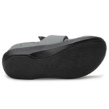Alegria TRAQ Qwik Womens Walking Shoes Breathable Knit Slip-On in Charcoal