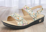 Alegria Verona Womens Comfort Leather Sandals in Summer Thyme