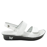Alegria Verona Womens Comfort Leather Sandals in Blancalita