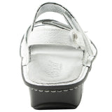 Alegria Verona Womens Comfort Leather Sandals in Blancalita