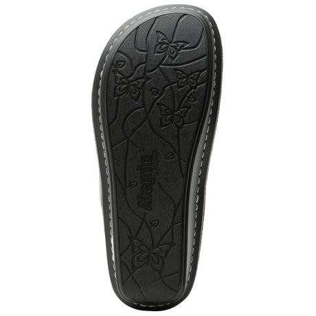 Alegria Verona Womens Comfort Leather Sandals in Blancalita