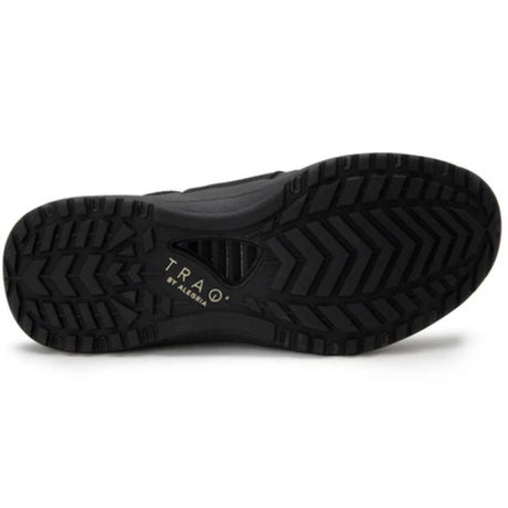 TRAQ Volition Mens Walking Shoes Smart Step Counter Comfort Trainer in Black