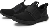 TRAQ Volition Mens Walking Shoes Smart Step Counter Comfort Trainer in Black