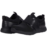 TRAQ Volition Mens Walking Shoes Smart Step Counter Comfort Trainer in Black