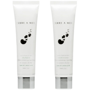 Terre A Mer Pure Hydration Amino Acid/Argan Oil Shampoo & Conditioner  - 60ml Travel Size