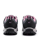 Sfida Pioneer Womens Outdoor Hiking Shoes - Charcoal/Black (Lace Up Sneakers)