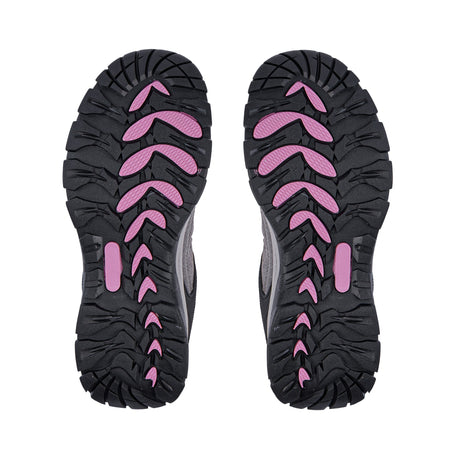 Sfida Pioneer Womens Outdoor Hiking Shoes - Charcoal/Black (Lace Up Sneakers)