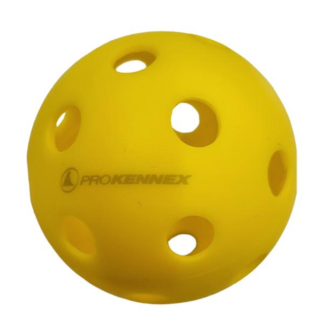 6-Pack Pro Kennex Pickleball Balls (26 Holes) - Yellow