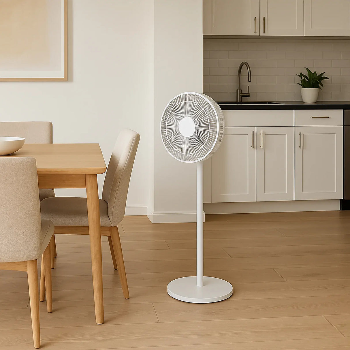 Sheffield 1.08m DC Digital Pedestal Fan - White (PL3000)