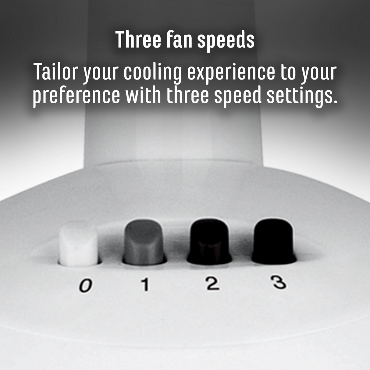 3x Sheffield 40cm Desk/Table Fan with 3 Speed Settings & Carry Handle in White (PL706)