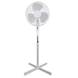 3x Sheffield 1.25m Tall Pedestal Oscillating Fan w/ 40cm Head Bulk Pack - White (Self Standing)