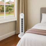 Sheffield 74cm Tower Oscillating Fan w/ 3-Speeds & Timer - White