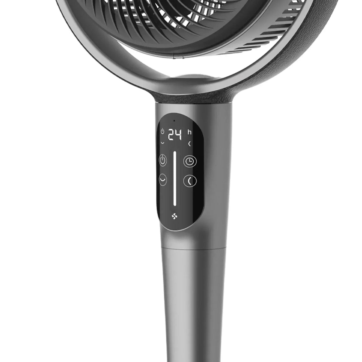 2x Sheffield 3D Pedestal Circulator Fan w/ LCD & Remote Control Bulk Pack - Grey (PLA1955)