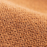 Plain Brown Beanie - Unisex Warm Winter Knit Hat (One Size)