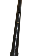 Metal WALKING STICK Travel Extendable Pole Compact Adjustable Lightweight - Black