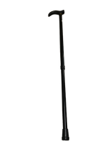 Metal WALKING STICK Travel Extendable Pole Compact Adjustable Lightweight - Red
