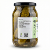 3x 860g (2.58kg) Polan Pickled Dill Cucumbers Sweet & Sour in Glass Jar - Product of Poland