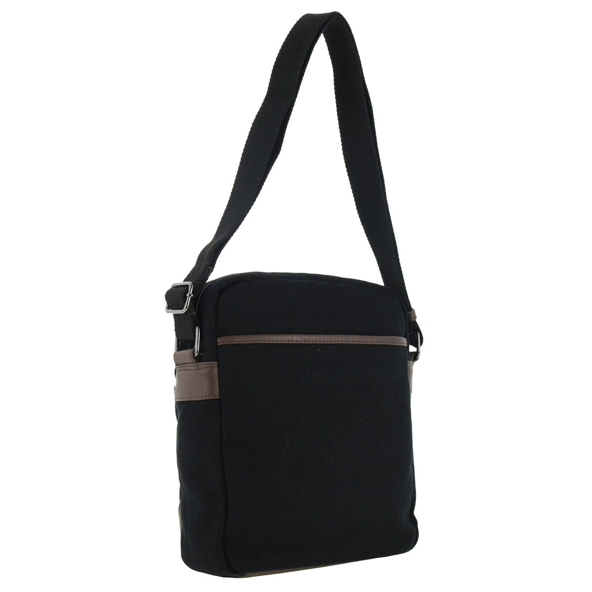 POLICE Wings Mens Canvas Crossbody Bag in Black