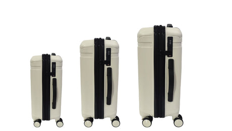 FUTURA 3pcs Trolley Suitcase Set 20/24/28" - Bone (Travel Luggage Bags)