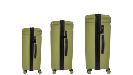 FUTURA 3pcs Trolley Suitcase Set 20/24/28" - Olive (Travel Luggage Bags)