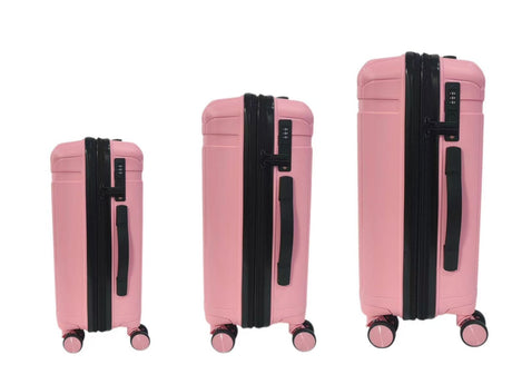 FUTURA 3pcs Trolley Suitcase Set 20/24/28" - Pastel Pink (Travel Luggage Bags)