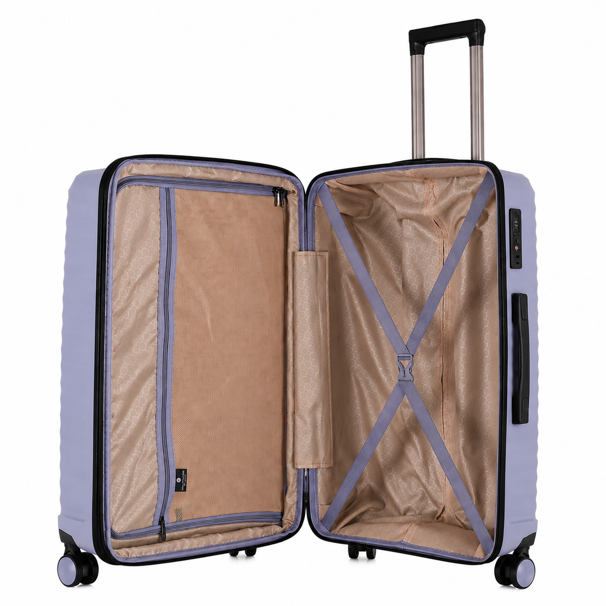 Futura Set of 2 Trolley Luggage Suitcases 27/31" Travel in Blue Granite (Medium & Large)