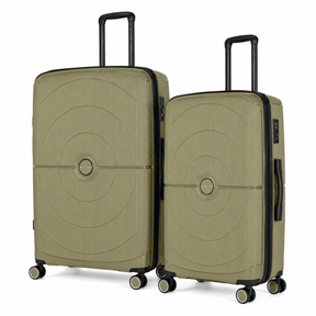 Futura Set of 2 Trolley Travel Luggage Suitcases 28/32" Travel in Pistachio (Medium & Large)