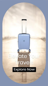 FUTURA Hardshell 3-Piece Luggage Bag Set Travel Suitcase w/ TSA Locks in Pastel Blue